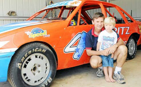 Gympie modified production driver Glen Pagel, pictured above with his son, is hoping the weather allows racing at Mothar Mountain this Saturday. Pagel’s last outing was five weeks ago in Maryborough, where he clinched third place in the opening round of the Fraser Coast Series. Gympie modified production driver Glen Pagel, pictured above with his son, is hoping the weather allows racing at Mothar Mountain this Saturday. Pagel’s last outing was five weeks ago in Maryborough, where he clinched third place in the opening round of the Fraser Coast Series.